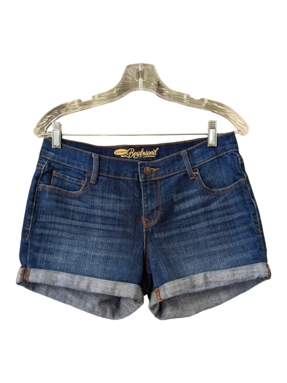 Old Navy Le Boyfriend Cuffed Jean Shorts, Size 4 - 31 waist